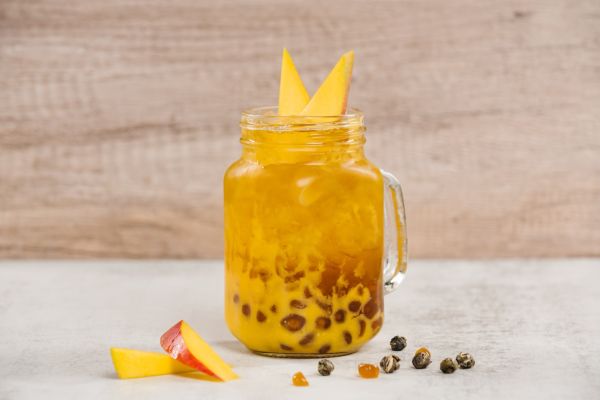Jasmine Green Tea Mango Boba