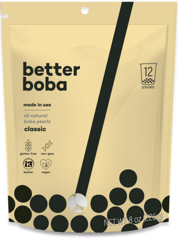 Brown Sugar Boba all-natural better boba 8oz bag