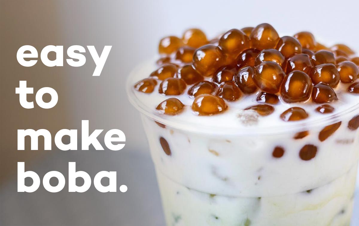 easy to make boba tea