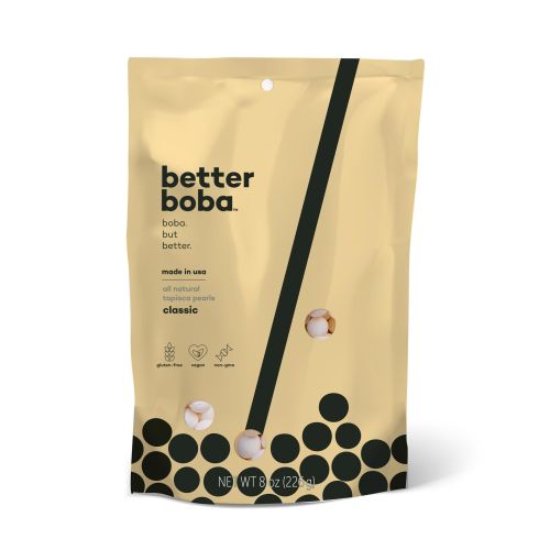 Wholesale Boba all-natural tapioca pearls classic 8oz