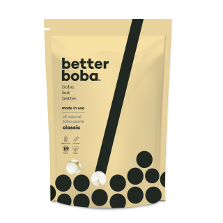 Brown Sugar Boba. All-Natural Better Boba 8oz bag