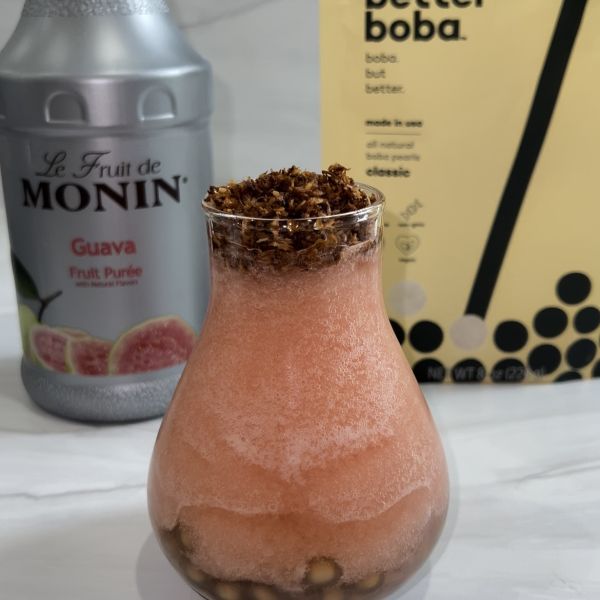 Guava Vodka Boba Cocktail