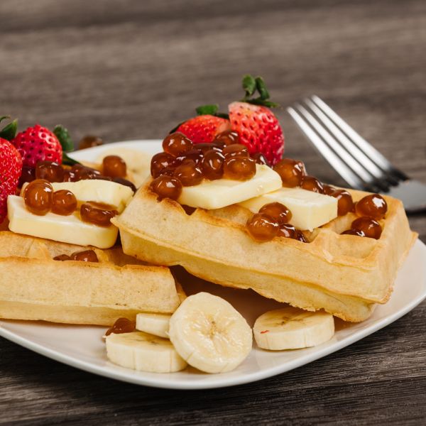Boba waffle recipe from Better Boba