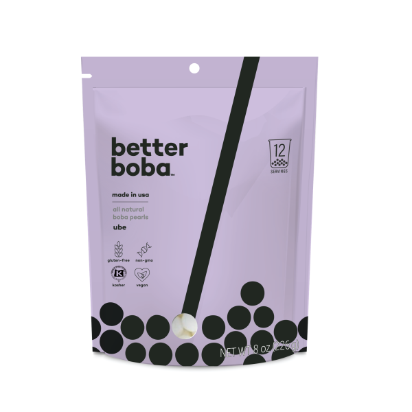 all natural Ube boba